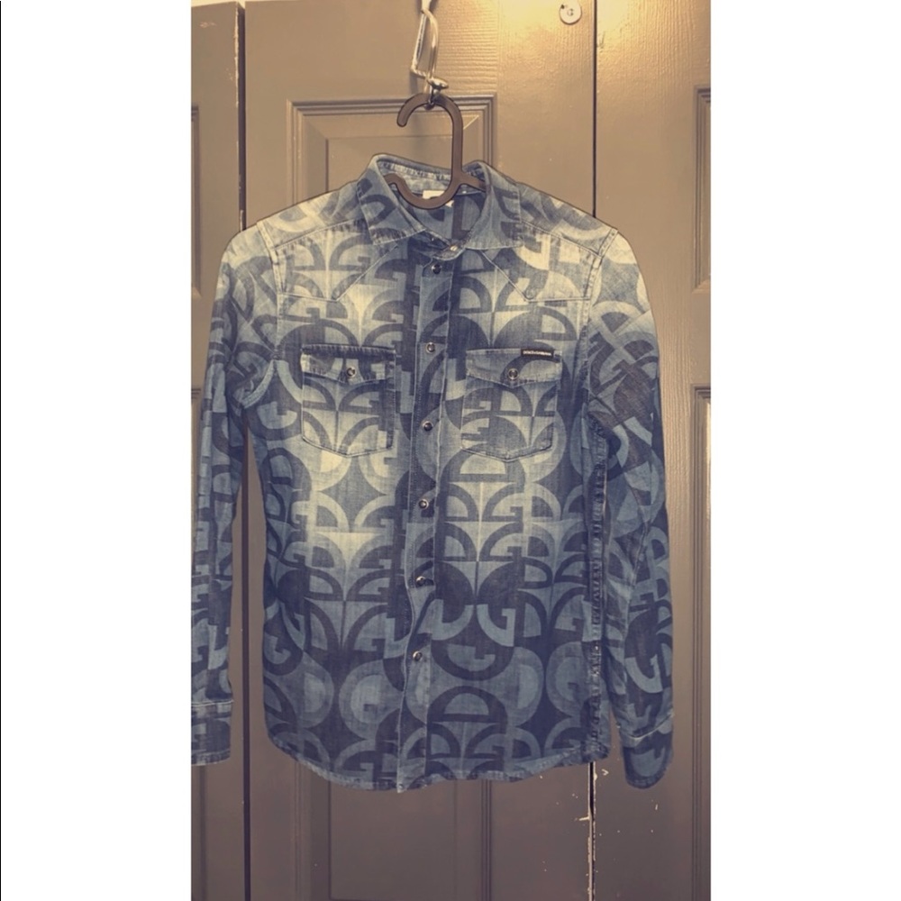 Kid Boys denim Dolce & Gabbana shirt, size 10Y